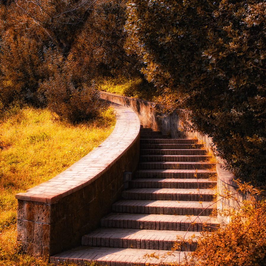 stairs to nowhere.