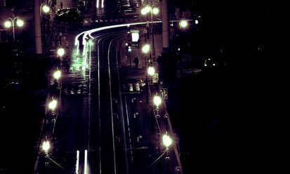 Night road