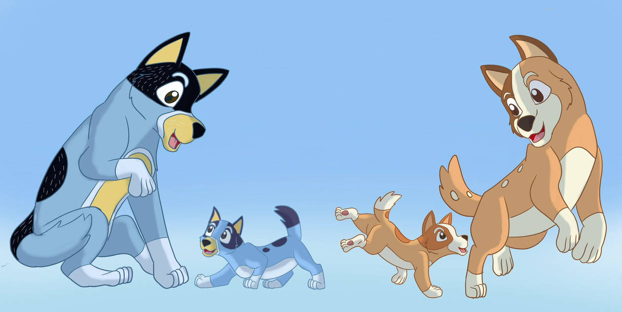 Bluey Fan art play time by Sweets-Cat88 on DeviantArt