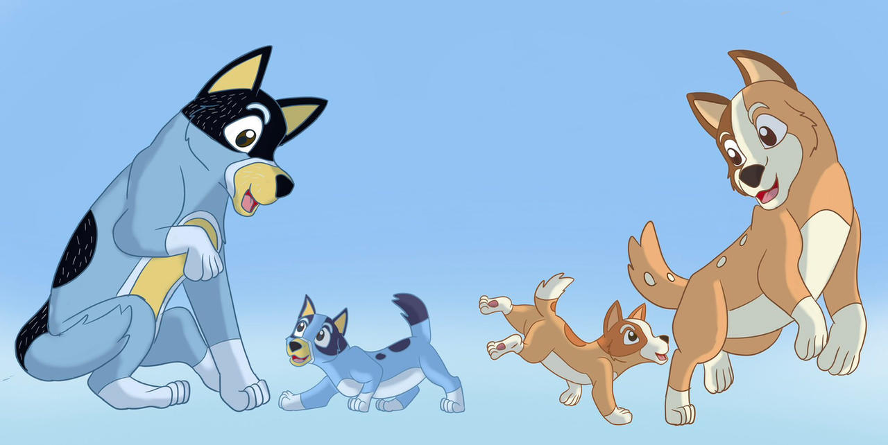 Bluey Adventure Deviantart Bluey Fan art play time by Sweets-Cat88 on DeviantArt
