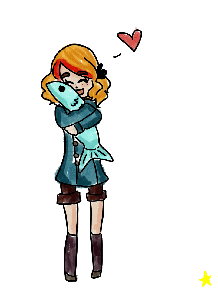 Aw, fishy by Glopesfire