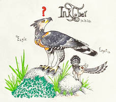 Inktober - Eagle + Forget