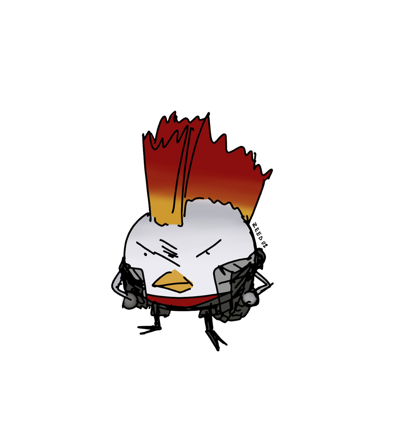 Punk Chicken Punk Chick by zeed02 on DeviantArt