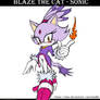 Blaze the Cat Color