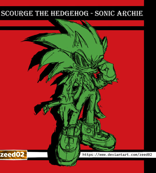Scourge the hedgehog - sonic archie by zeed02 on DeviantArt