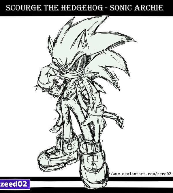Scourge the hedgehog - sonic archie 2 by zeed02 on DeviantArt