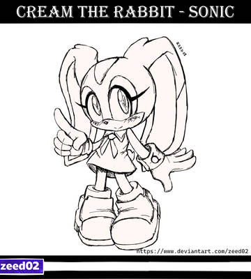 Cream the Rabbit  2 - Sonic