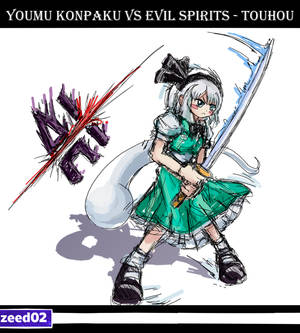 Youmu Konpaku touhou vs evil spirits