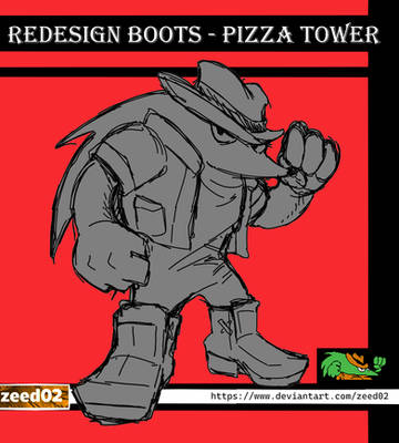 redesign Boots - pizza tower 
