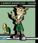 Carbon Bandicoot crash and  koopa troopa mario by zeed02