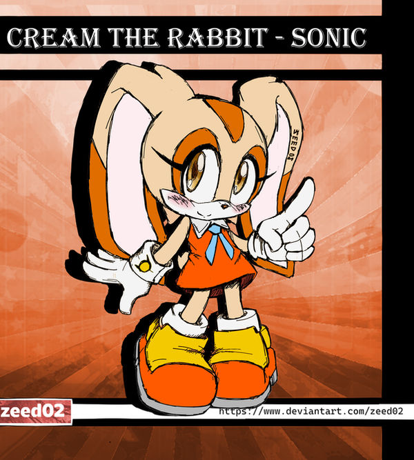 Cream Rabbit cream the rabbit Color - Sonic by zeed02 on DeviantArt