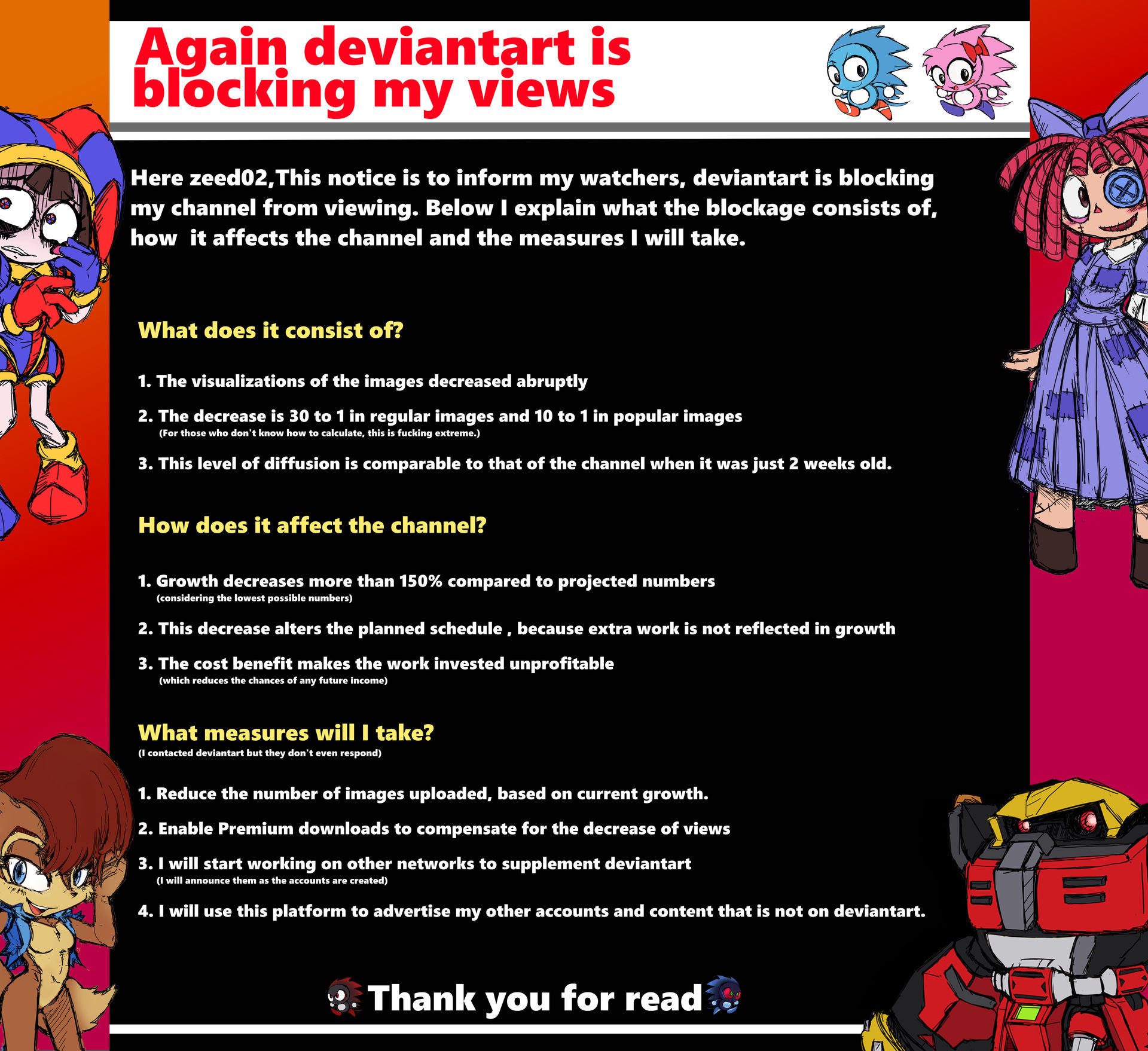 Channel V Deviantart Again deviantart is blocking my views by zeed02 on DeviantArt