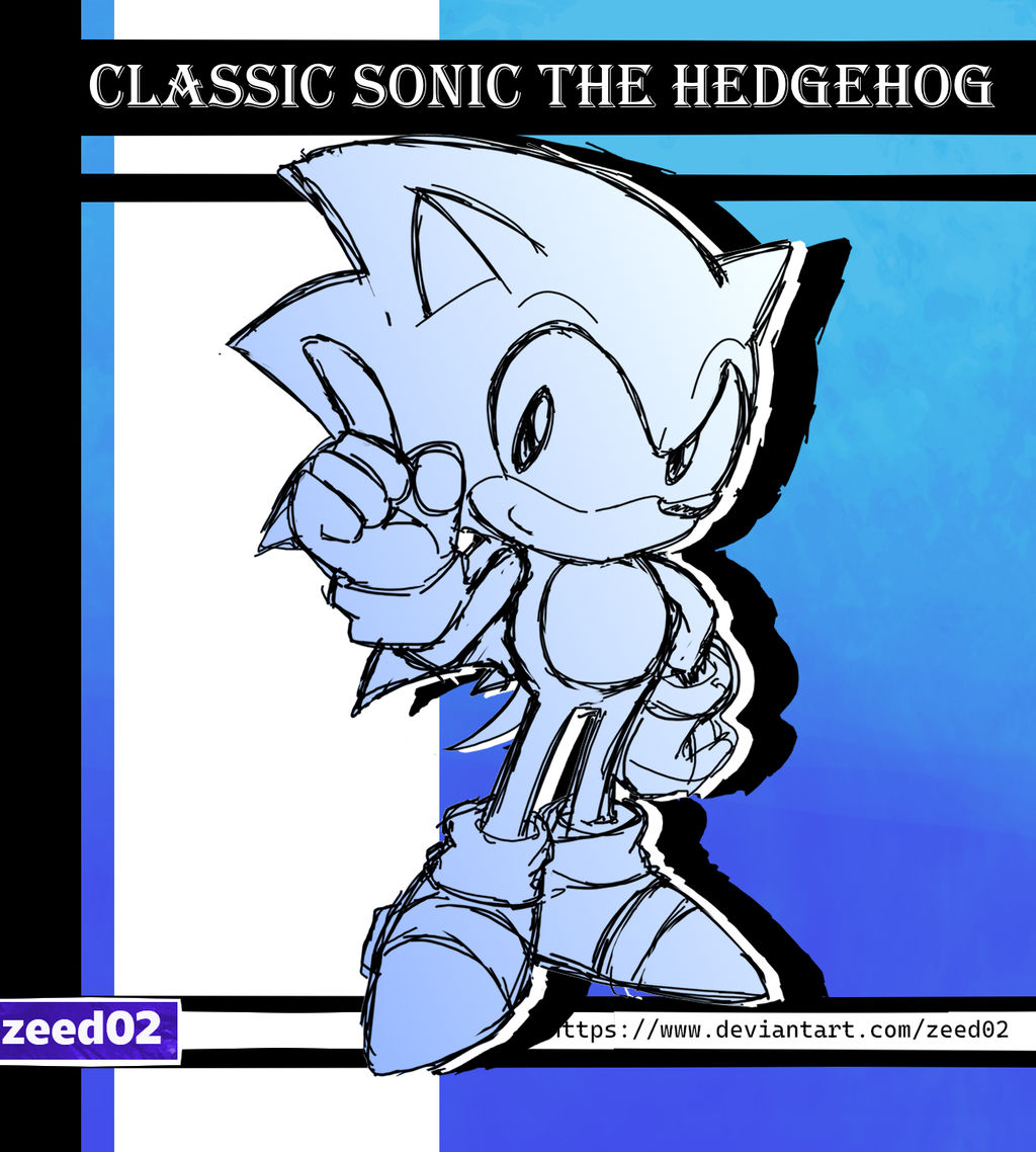 Classic Sonic The Hedgehog By Zeed02 On DeviantArt classic-sonic-the-hedgehog-by-zeed02-on-deviantart