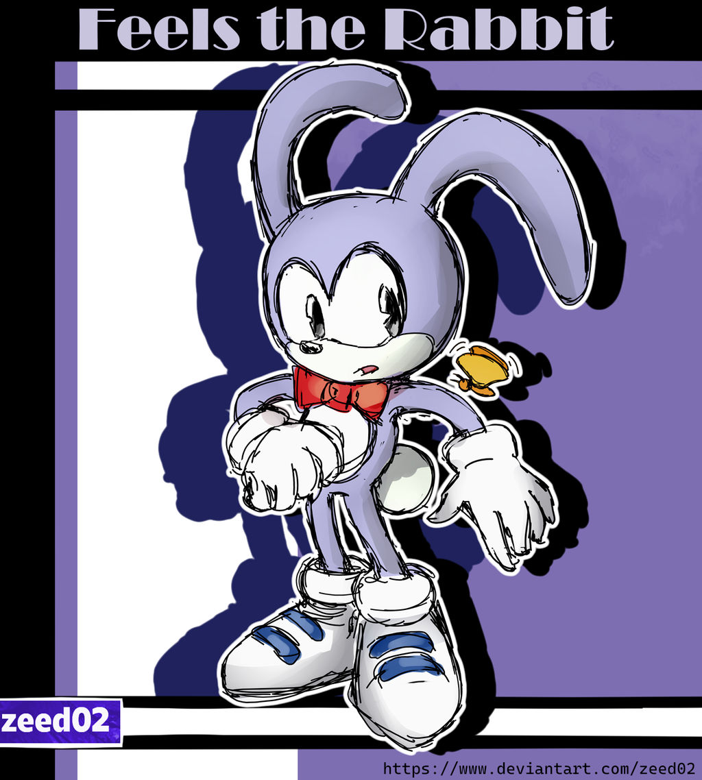 Feels the Rabbit - Sonic (Color) by zeed02 on DeviantArt