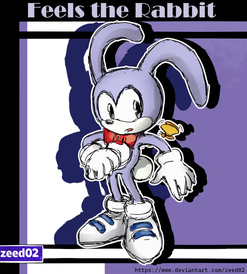 Feels the Rabbit - Sonic (Color) by zeed02 on DeviantArt