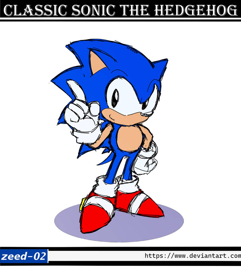 Classic Sonic The Hedgehog White Background By Zeed02 On DeviantArt classic-sonic-the-hedgehog-white-background-by-zeed02-on-deviantart