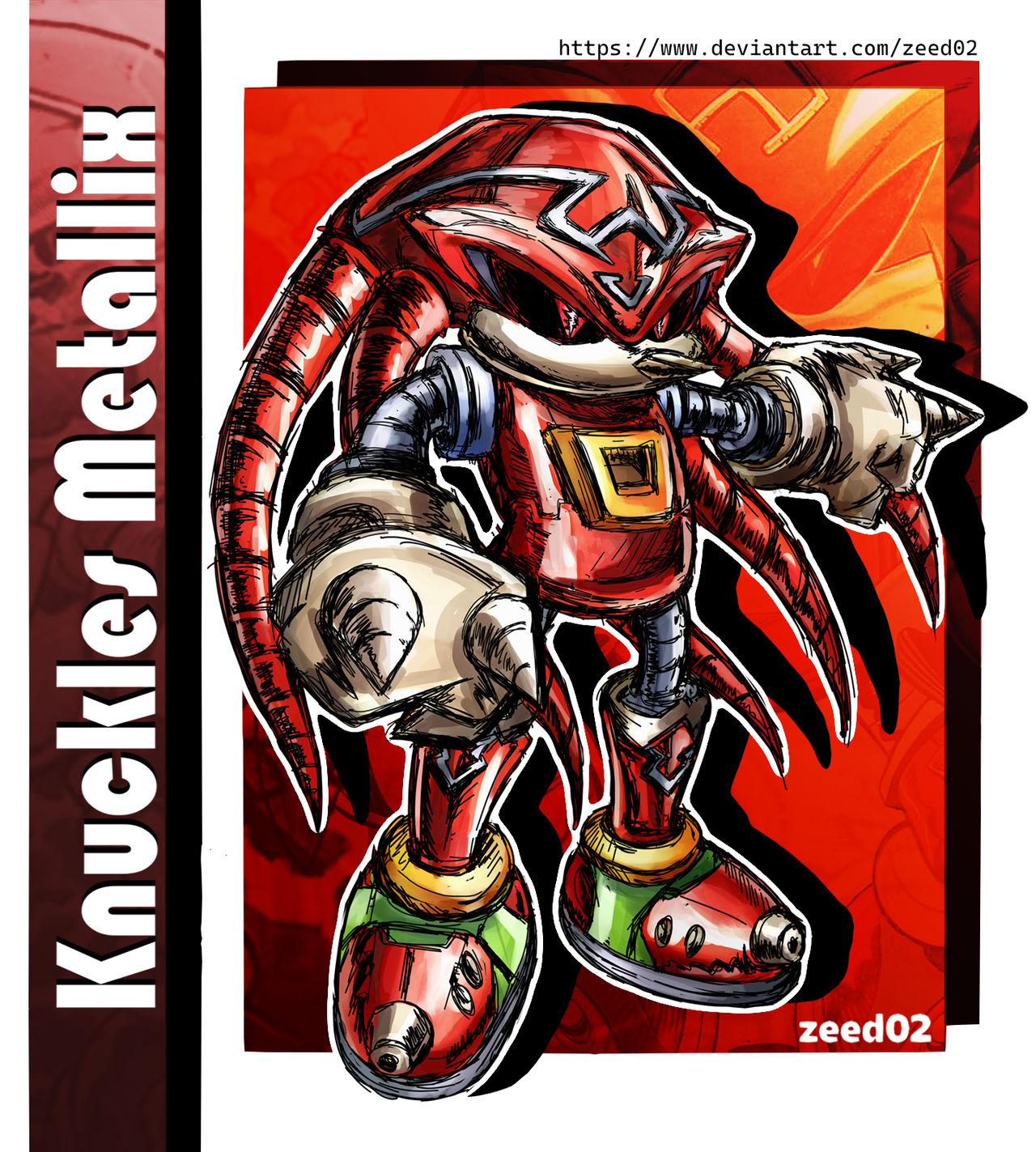 Metallic Knuckles Knuckles Metallix - Metal Knuckles Fleetway Color by zeed02 on DeviantArt