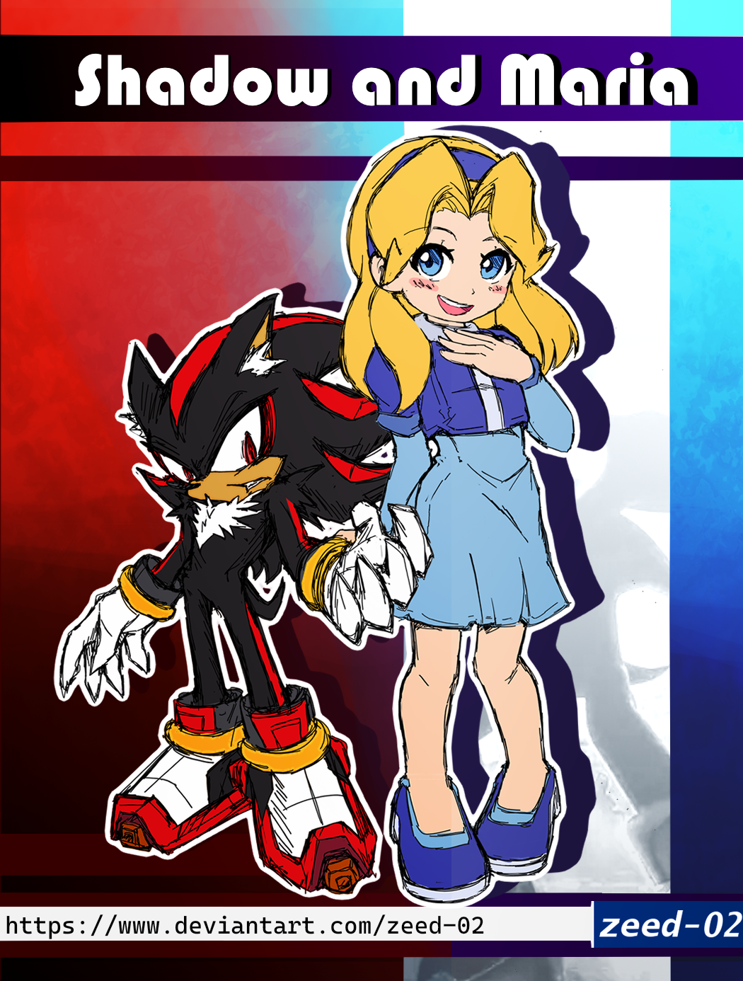 Maria Shadow Shadow the hedgehog and Maria Robotnik- Sonic by zeed02 on DeviantArt
