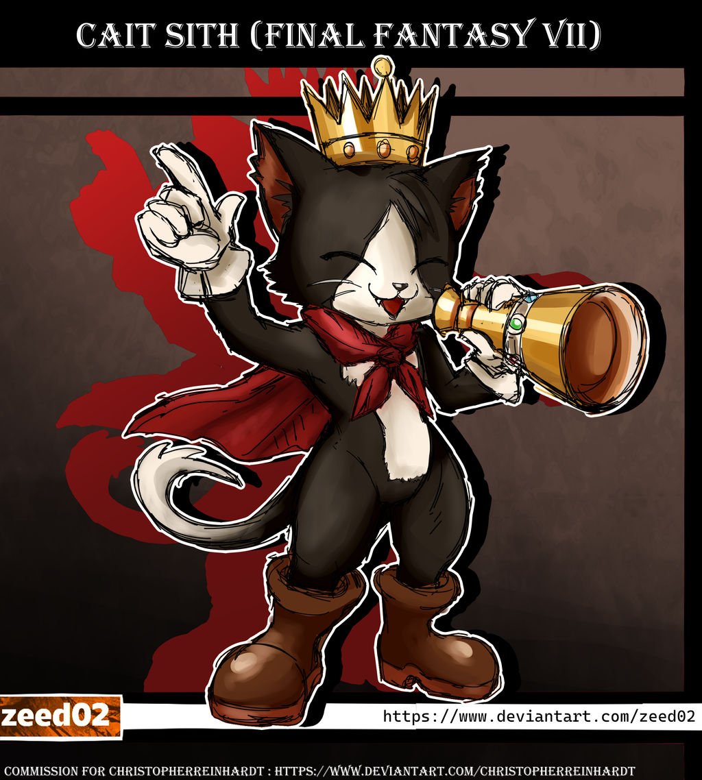 Cait Sith Final Fantasy VII Commission By Zeed02 On DeviantArt cait-sith-final-fantasy-vii-commission-by-zeed02-on-deviantart