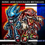 Sonic Metallix and Knuckles Metallix - Fleetway