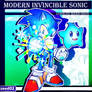 Invincible Sonic the Hedgehog and lumalee Mario