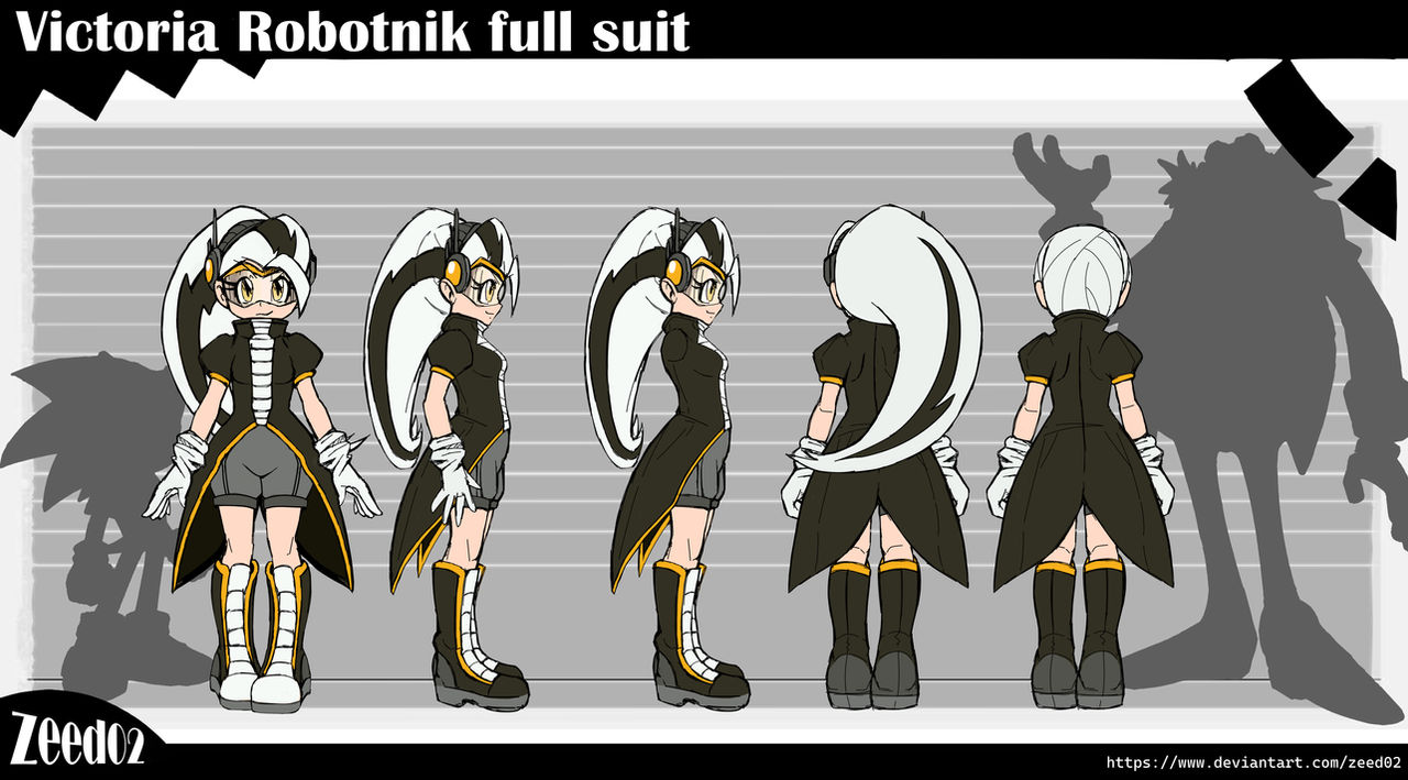 Robot Victoria Deviantart Victoria Robotnik Sonic Commission reference sheet by zeed02 on DeviantArt