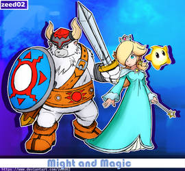 Rosalina Luma / Norman The Viking - Mario + Sonic