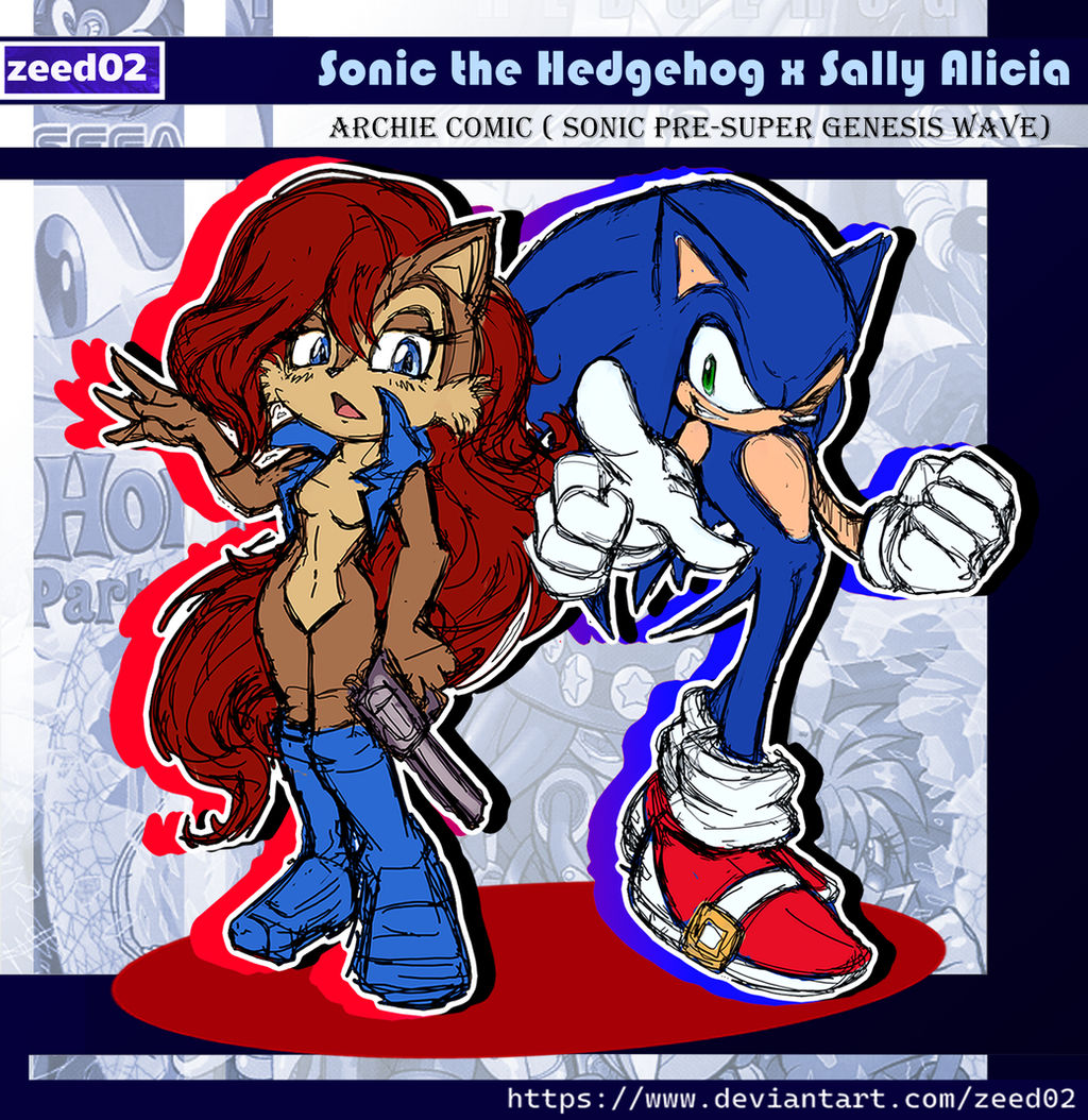 Archie Sally Renders Sonic and Sally Archie - Pre-Super Genesis Wave by zeed02 on DeviantArt