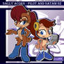 Princesa Sally Acorn - pilot and SatAM S2 - Sonic