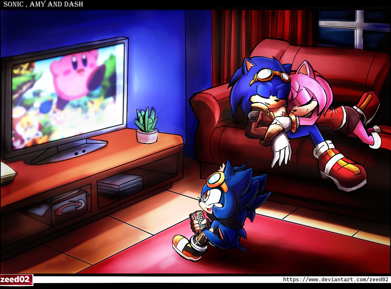 Sonic , Amy Rose, Dash Paramount movie - Fullcolor