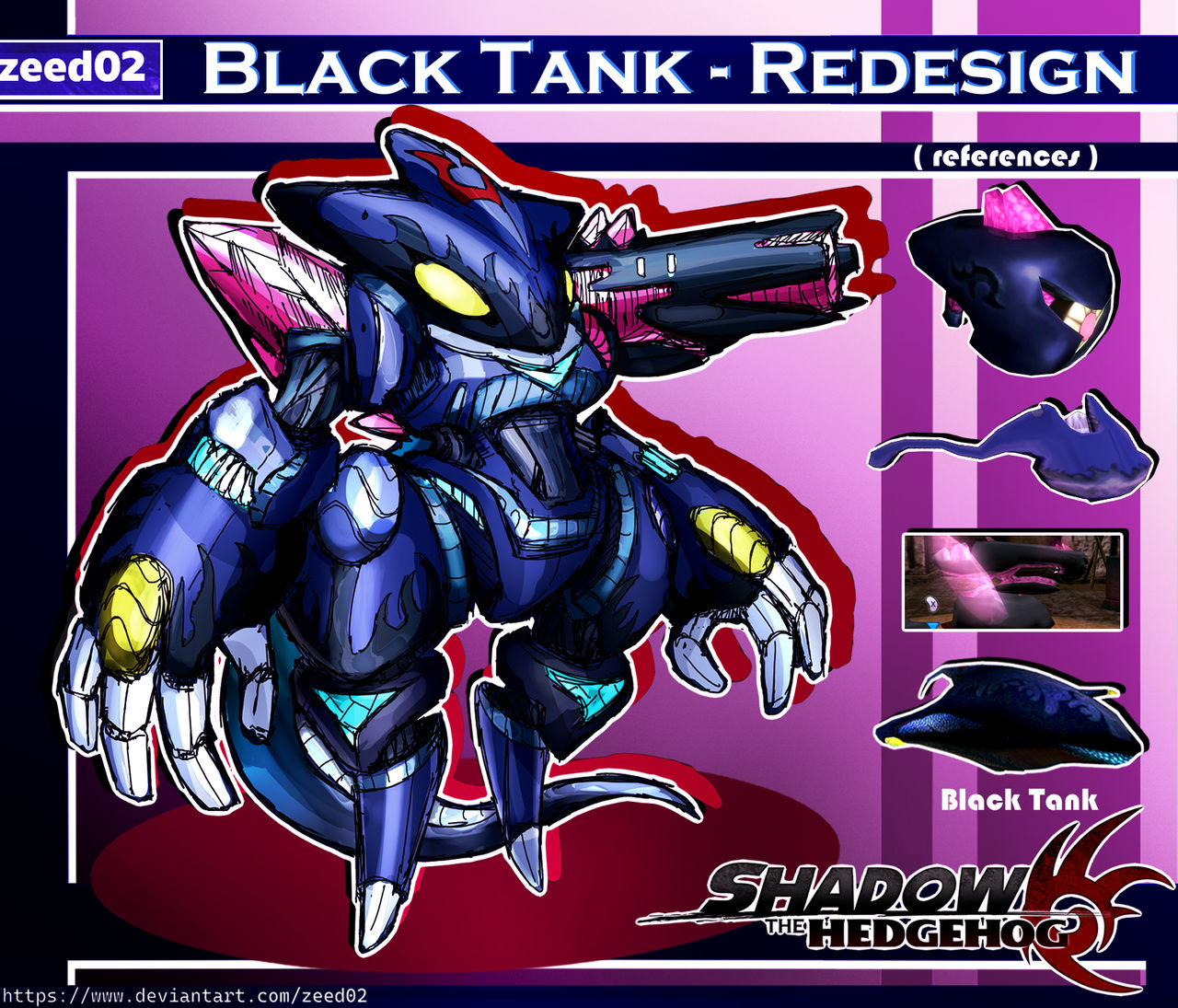 Black Tank Full Color - Shadow the Hedgehog by zeed02 on DeviantArt
