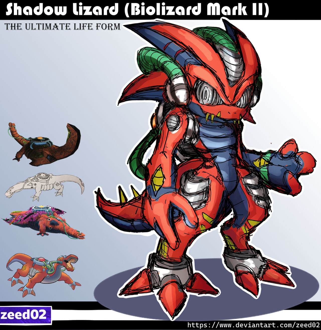 Shadow Lizard Biolizard Mark II - Shadow Lizard - Sonic OC by zeed02 on DeviantArt