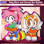 Amy Rose and Cream the Rabbit classic - sonic