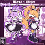 Blaze the Cat X Whisper the Wolf - Maid Teramorph / Sonic the Hedgehog IDW