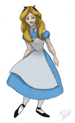 Alice Sketch Color 2 - Kimberly-Castello