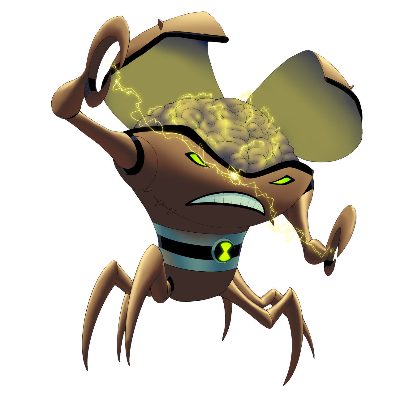Ben Shell Ben 10 Project: Brainstorm (Open Shell) by JayThaShounen on DeviantArt