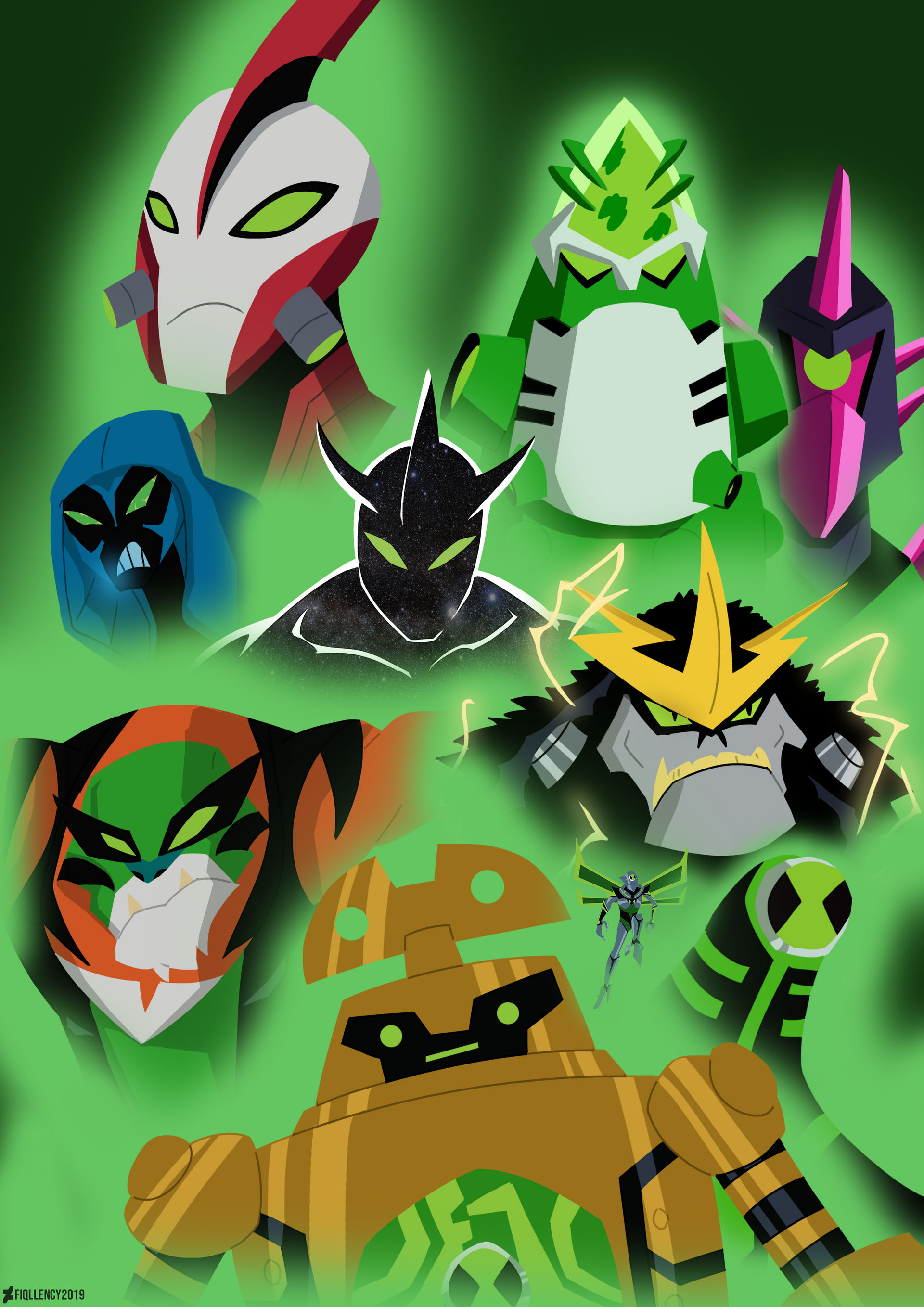 Ben 10 Omniverse - Aliens by Fiqllency on DeviantArt