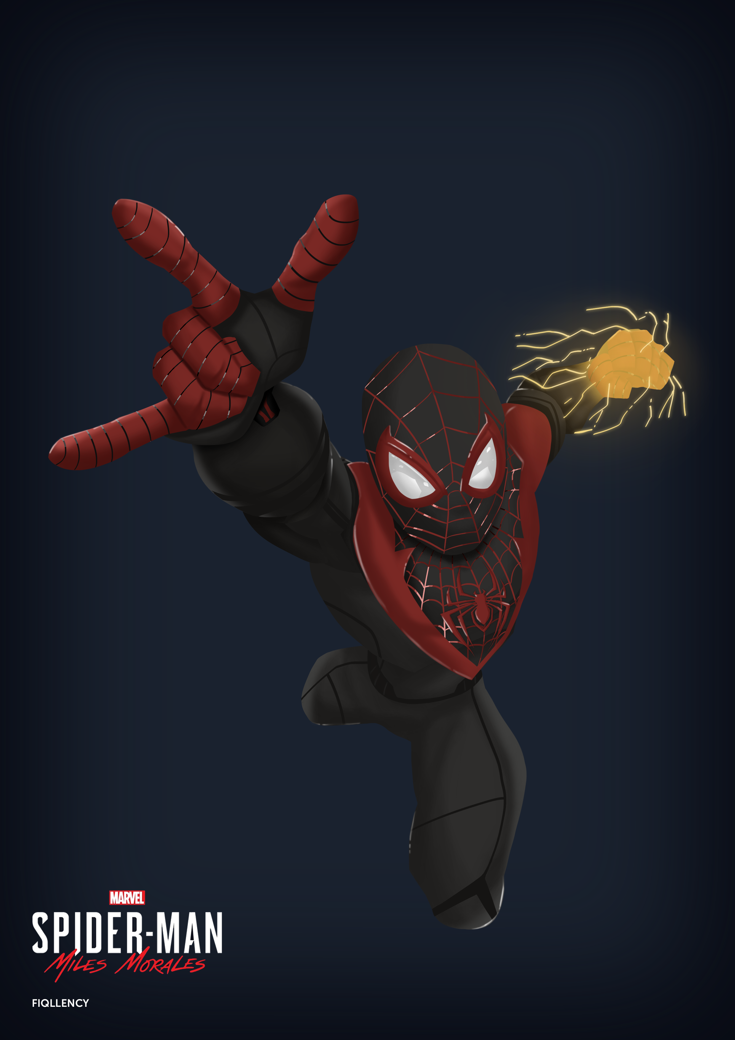 Canvas print Spider-Man Miles Morales - Be Greater