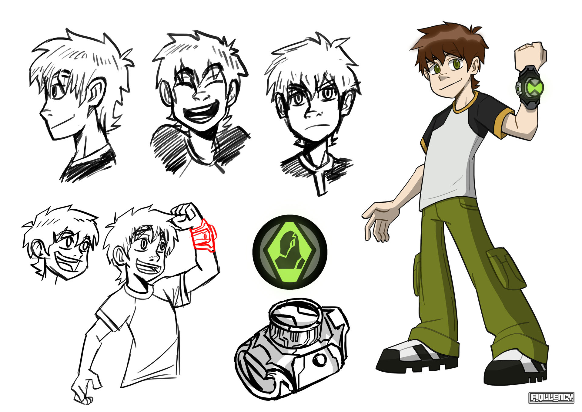 Ben 10 Alien Force (Redesign) by Fiqllency on DeviantArt