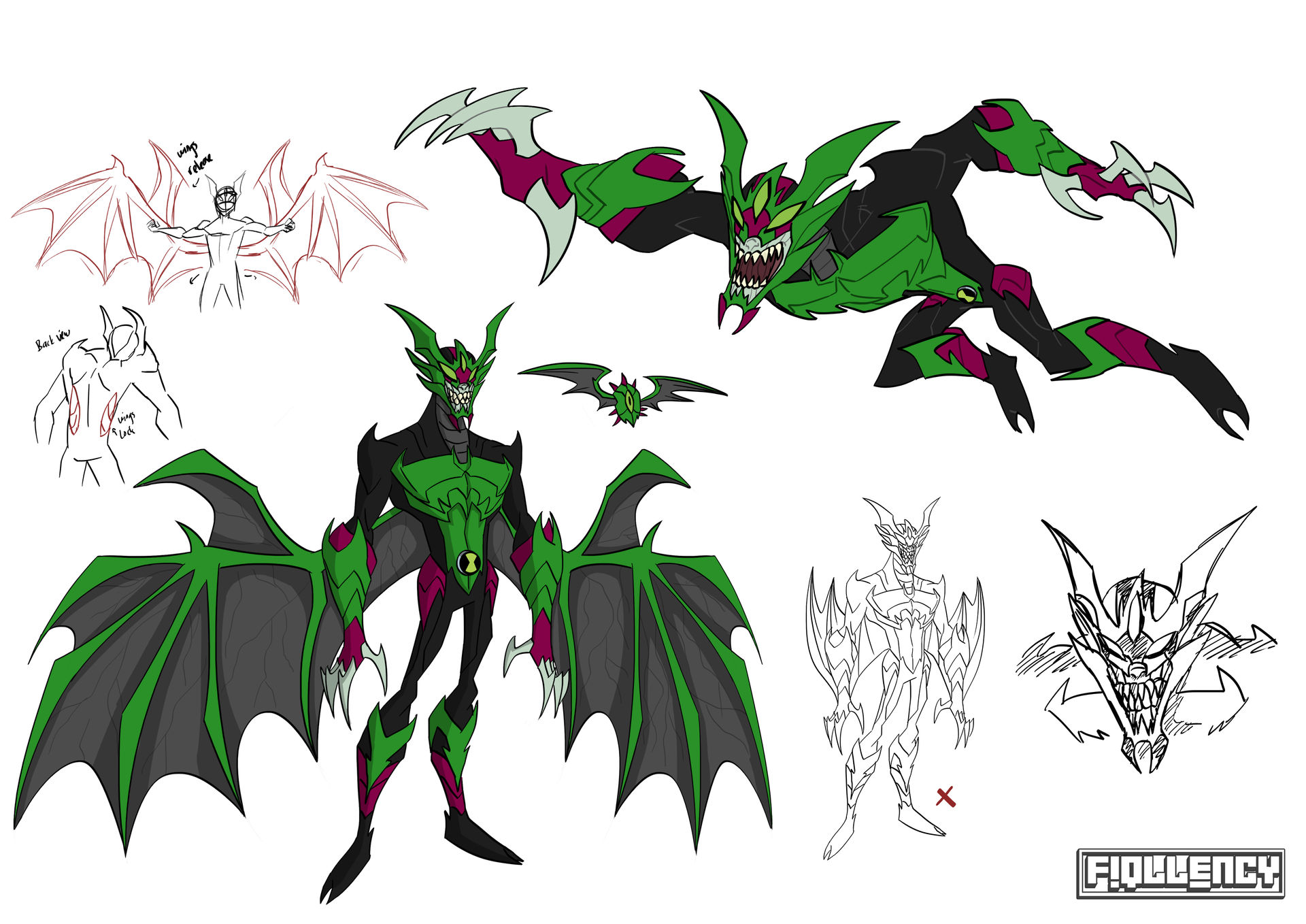 Ben 10 (Original) redesign part 2 by Fiqllency on DeviantArt