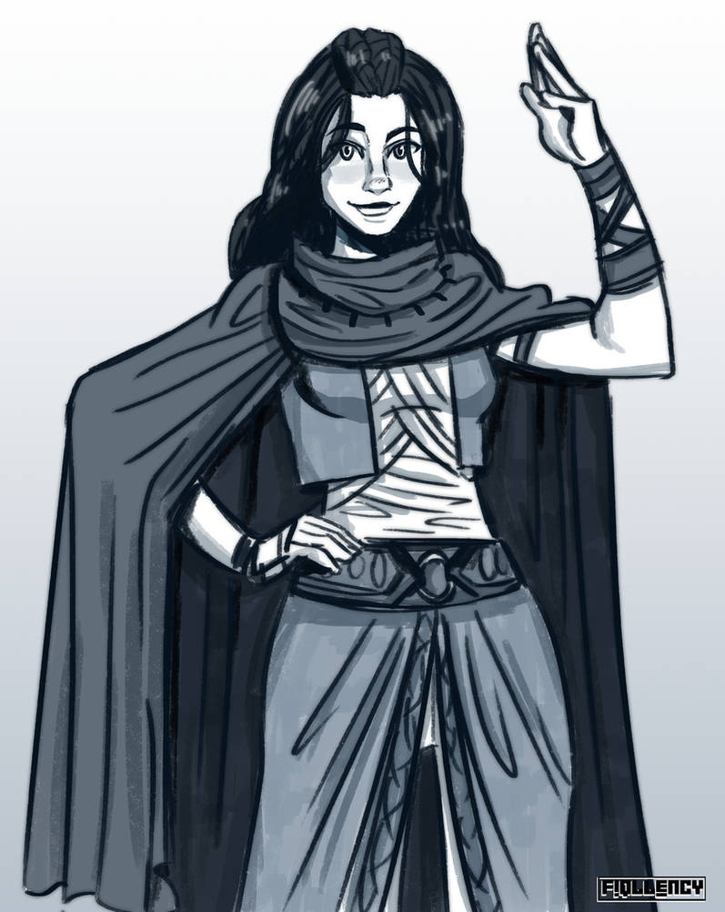 Raya (Sketch) by Fiqllency on DeviantArt