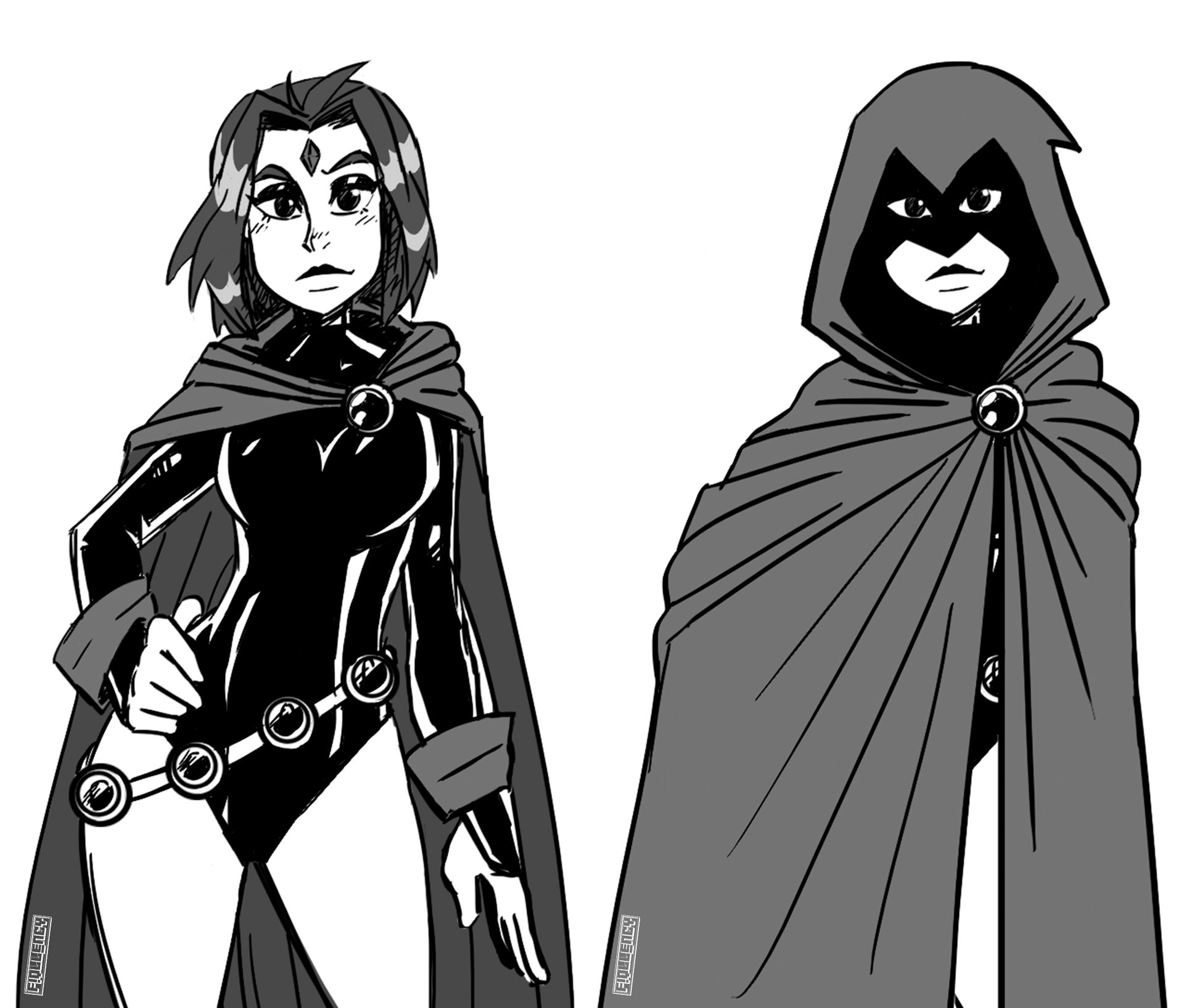 Rachel Roth - Raven (DC Comics) by Fiqllency on DeviantArt