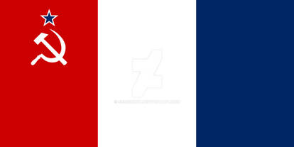 Sovietized France Flag