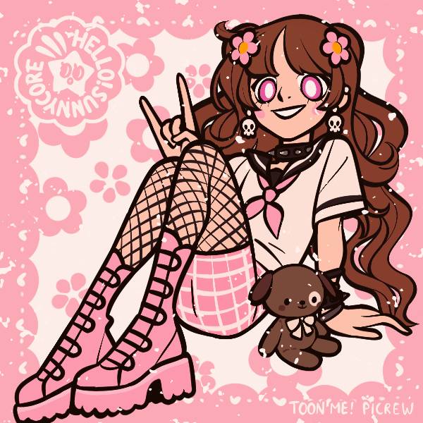 Me in Weirdcore Picrew by Namimi2006 on DeviantArt