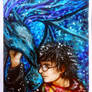 ACEO-Harry and thestral