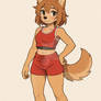 (OPEN) Adoptable Furry Sport Girl OC AI Adoptable