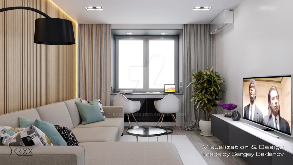 Interior in Kiev, Ukraine | Modern style by Backlanov on DeviantArt
