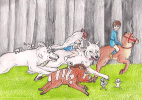 Princess Mononoke - Forest Racing