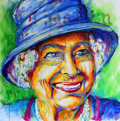 Queen Elizabeth II. Portrait