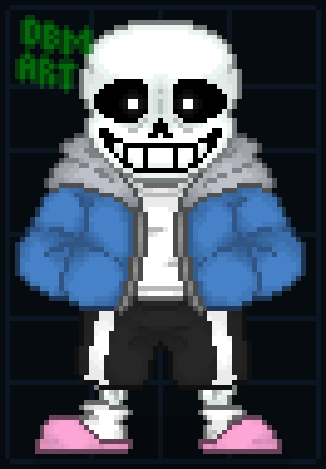 Hardmode sans revamped pixel art